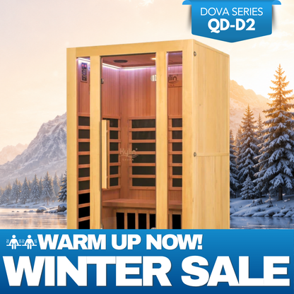 Kylin Low EMF Carbon Infrared Sauna Room 2 Person QD-D2