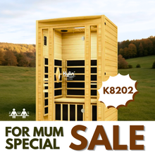 Kylin Low EMF Premium Carbon Far Infrared Sauna 2 people - K8202