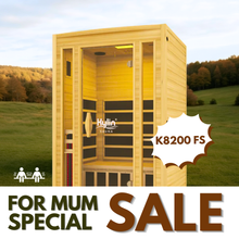 Kylin Full Spectrum Low EMF Carbon Far Infrared Sauna 2 people - K8200 FS