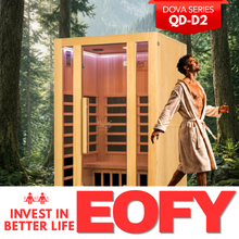 Kylin Low EMF Carbon Infrared Sauna Room 2 Person QD-D2