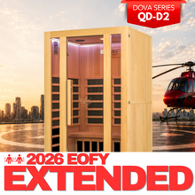 Kylin Low EMF Carbon Infrared Sauna Room 2 Person QD-D2
