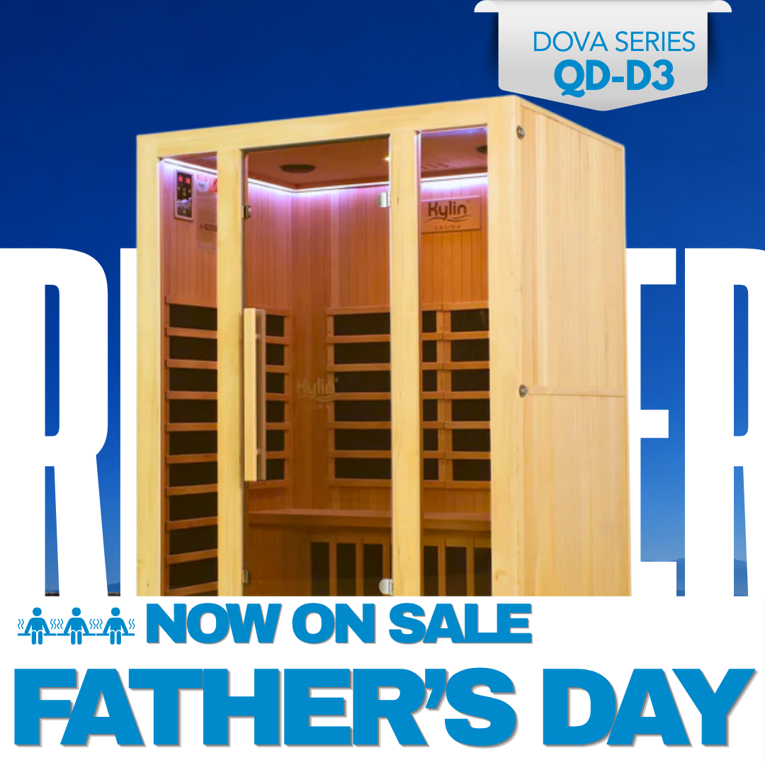 Kylin Low EMF Carbon Infrared Sauna Room 3 Person QD-D3