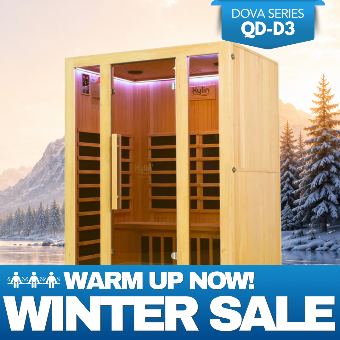 Kylin Low EMF Carbon Infrared Sauna Room 3 Person QD-D3