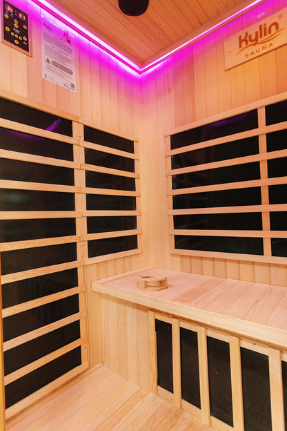 Kylin Low EMF Carbon Infrared Sauna Room 3 Person QD-D3