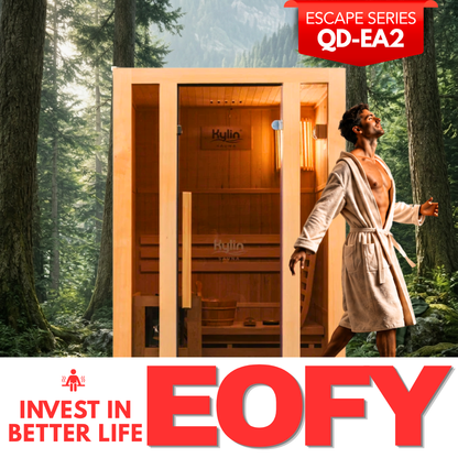 Kylin Traditional Indoor Steam Sauna Room 1 Person QD-EA2