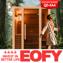 Kylin Traditional Indoor Steam Sauna Room 4 Person QD-EA4
