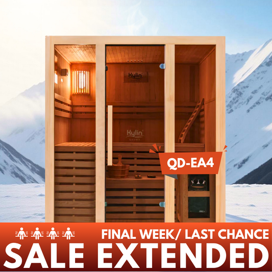 Kylin Traditional Steam Sauna Room 4 Person QD-EA4