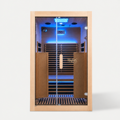 Kylin Premium Full Spectum Low EMF Infrared Sauna Room 2 Person H6232 (Floor Heater included)