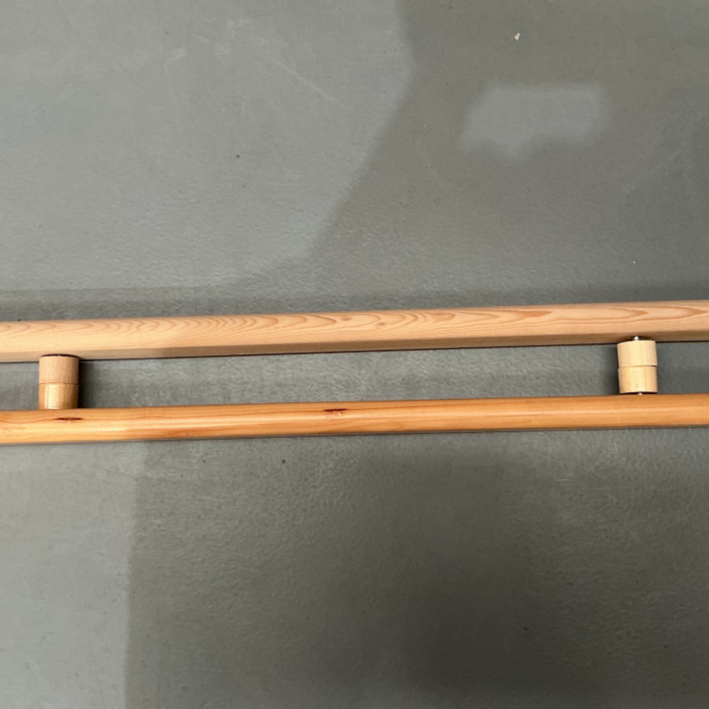 Wood Door Handle Long (Pair) - JD