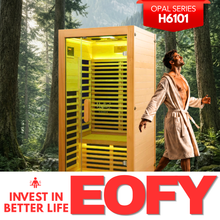 Kylin Low EMF Carbon Infrared Sauna Room 1 Person H6101 (HL-200K)