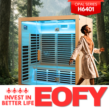 Kylin Low EMF Carbon Infrared Sauna Room 4 Person H6401 (HL-500K)