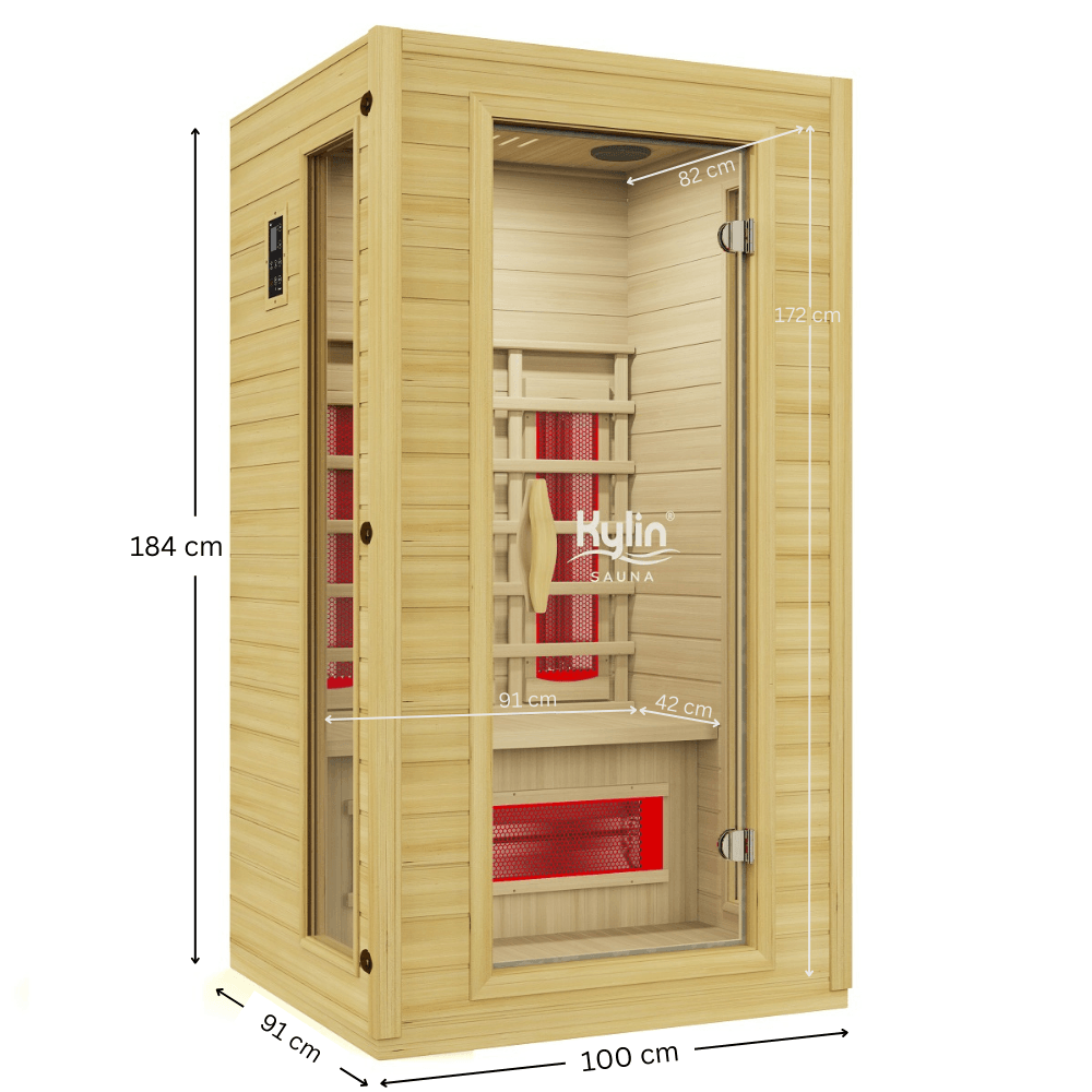 Kylin Ceramic Infrared Sauna 1 person - KY1A5/K8103