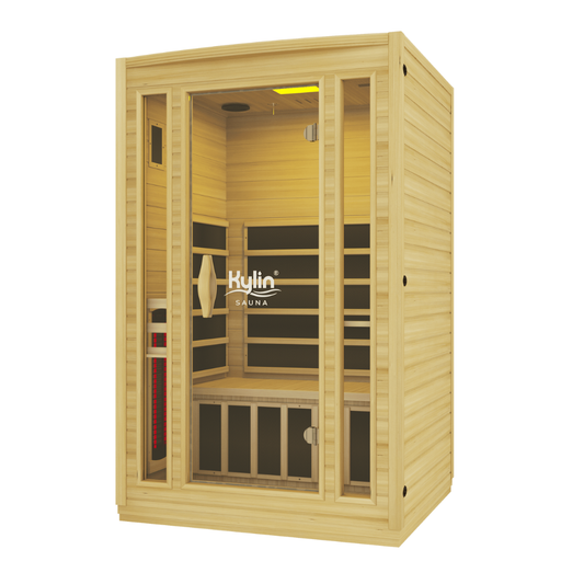 Kylin Full Spectrum Low EMF Carbon Far Infrared Sauna 2 people - K8200 FS (NEW ARRIVAL)