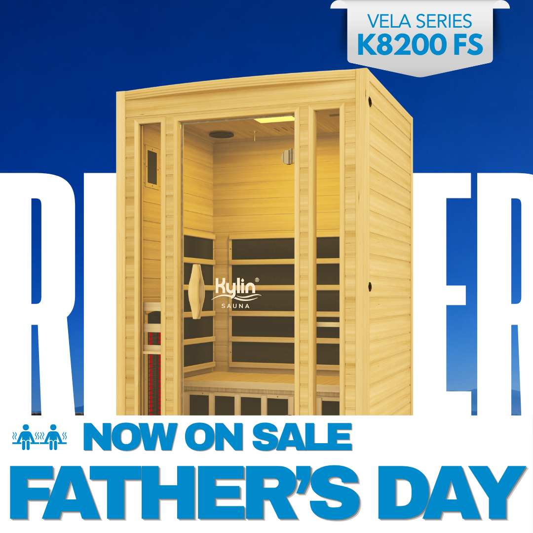Kylin Full Spectrum Low EMF Carbon Far Infrared Sauna 2 people - K8200 FS