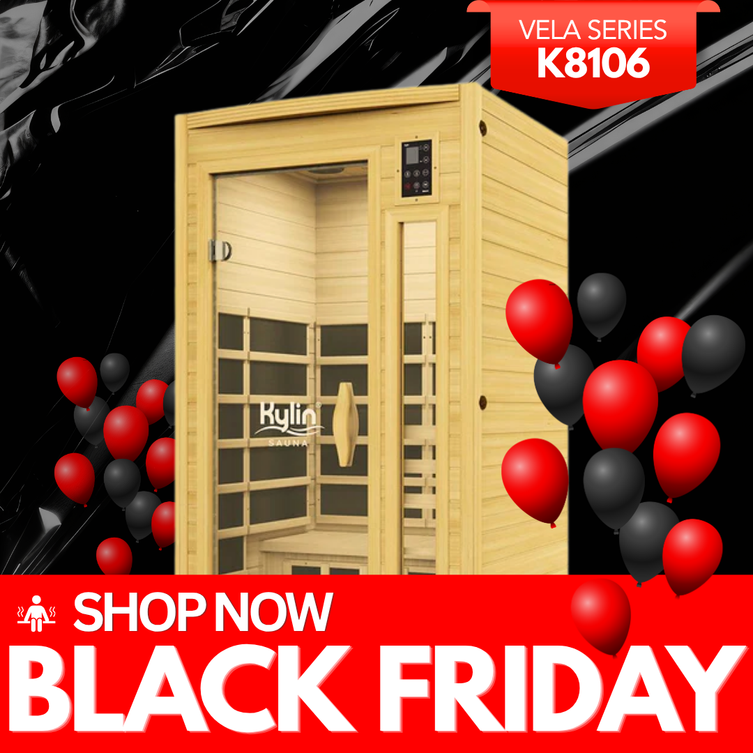 Kylin VELA Low EMF Carbon Infrared Sauna 1 Person - K8106