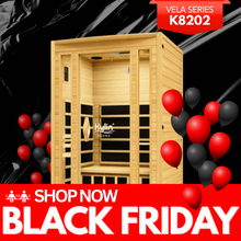 Kylin VELA Low EMF Premium Carbon Far Infrared Sauna 2 people - K8202