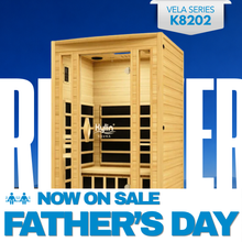 Kylin Low EMF Premium Carbon Far Infrared Sauna 2 people - K8202