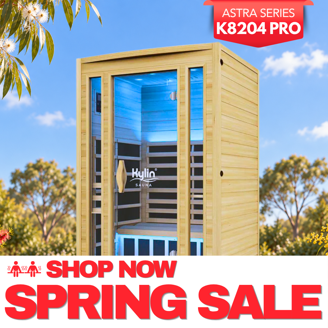 Kylin Superior Ultra Low EMF Carbon Far Infrared Sauna 2 people - K8204 PRO