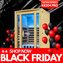 Kylin ASTRA PRO Superior Ultra Low EMF Carbon Far Infrared Sauna 2 people - K8204 PRO