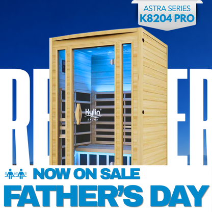 Kylin Superior Ultra Low EMF Carbon Far Infrared Sauna 2 people - K8204 PRO