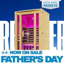 Kylin Full Spectrum Low EMF Carbon Far Infrared Sauna 2 people - K8205 FS