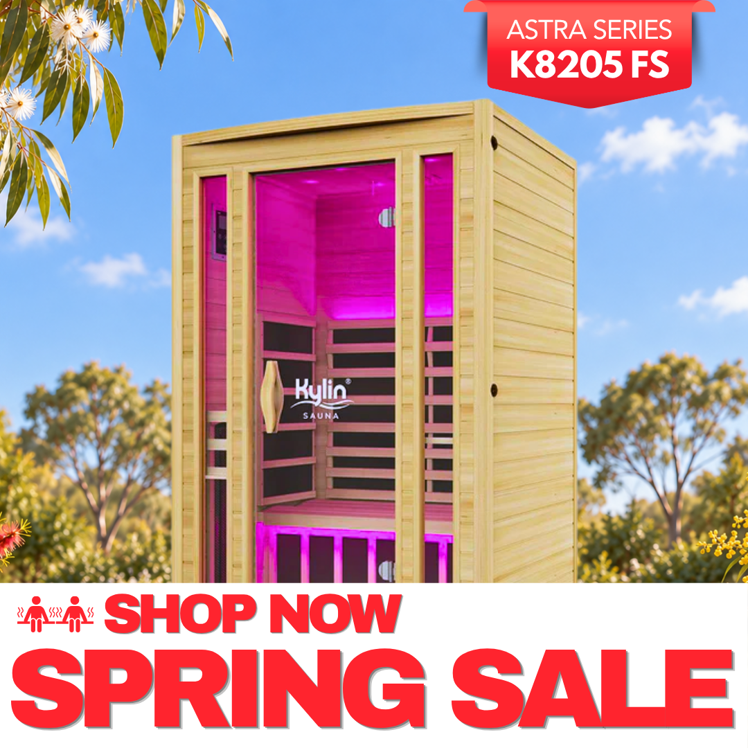 Kylin Full Spectrum Low EMF Carbon Far Infrared Sauna 2 people - K8205 FS