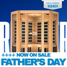 Kylin Low EMF L-shaped Corner Carbon Far Infrared Sauna 4 person - K8401/033LV