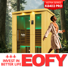 Kylin Superior Ultra Low EMF Carbon Far Infrared Sauna 3 person - K8402 PRO