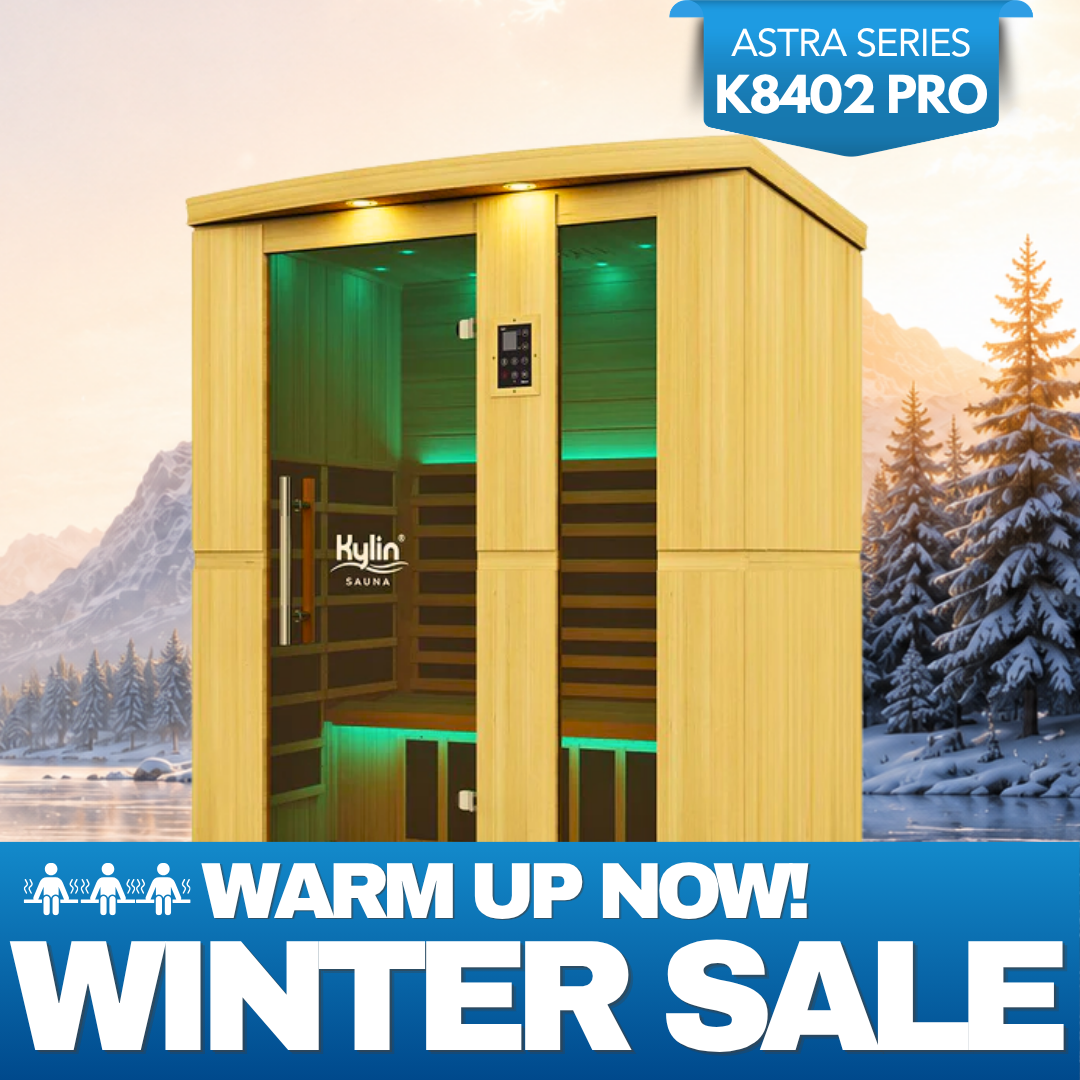 Kylin Superior Ultra Low EMF Carbon Far Infrared Sauna 3 person - K8402 PRO