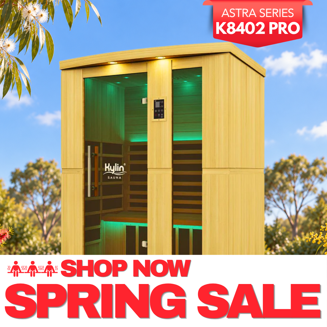 Kylin Superior Ultra Low EMF Carbon Far Infrared Sauna 3 person - K8402 PRO