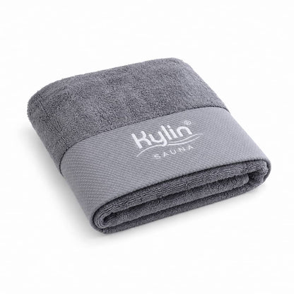 Kylin Luxury Cotton Bath Shower Towel 140*70cm (Grey)
