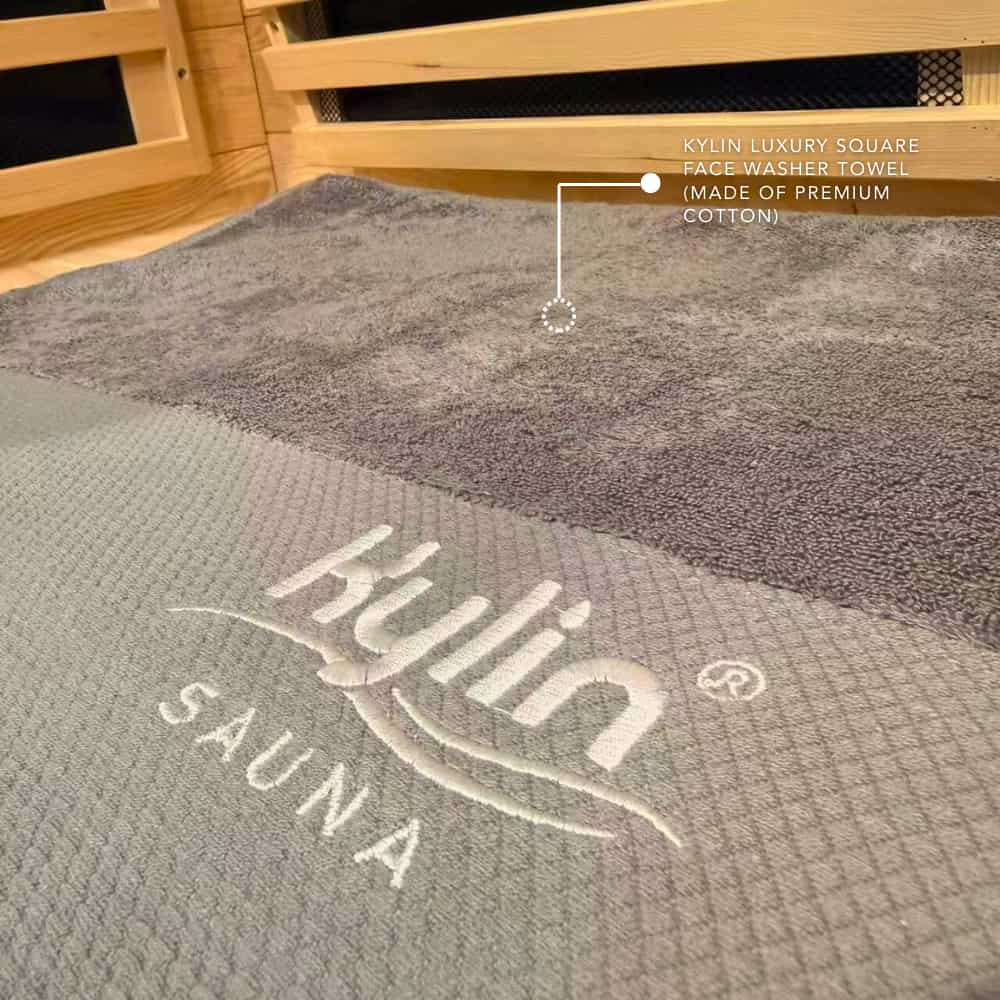 Kylin Luxury Cotton Bath Shower Towel 140*70cm (Grey)
