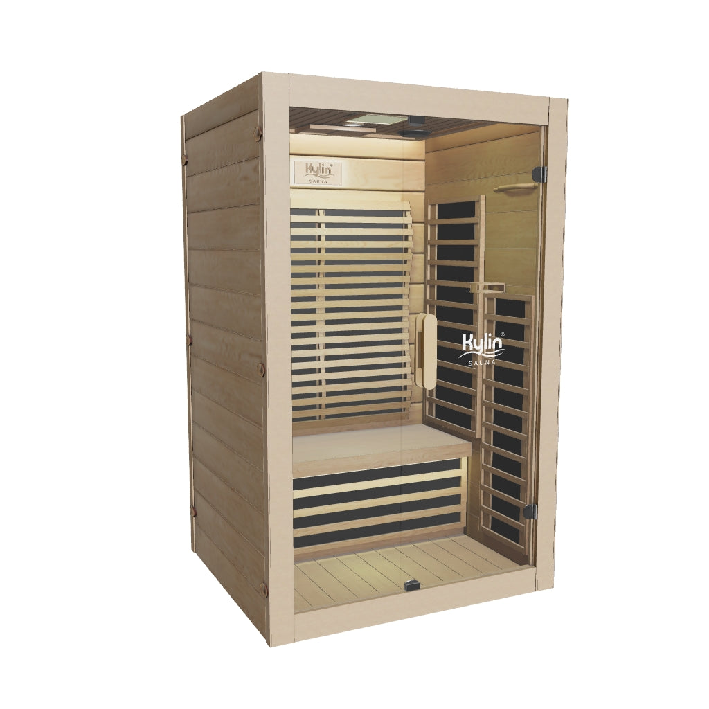 Kylin Low EMF Carbon Infrared Sauna Room 1 Person H6101 (HL-200K)