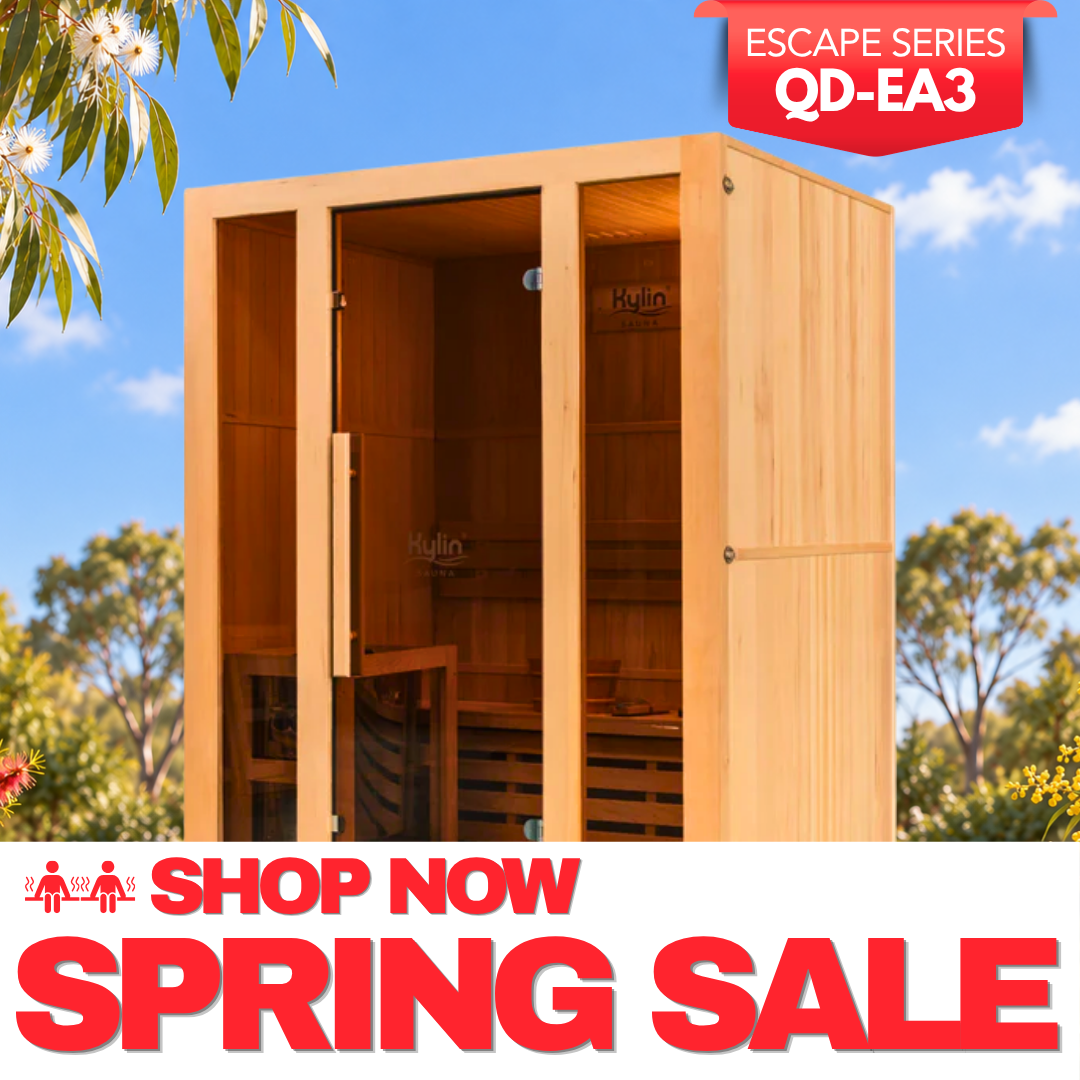 Kylin Traditional Indoor Steam Sauna Room 2 Person QD-EA3