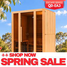 Kylin Traditional Indoor Steam Sauna Room 2 Person QD-EA3
