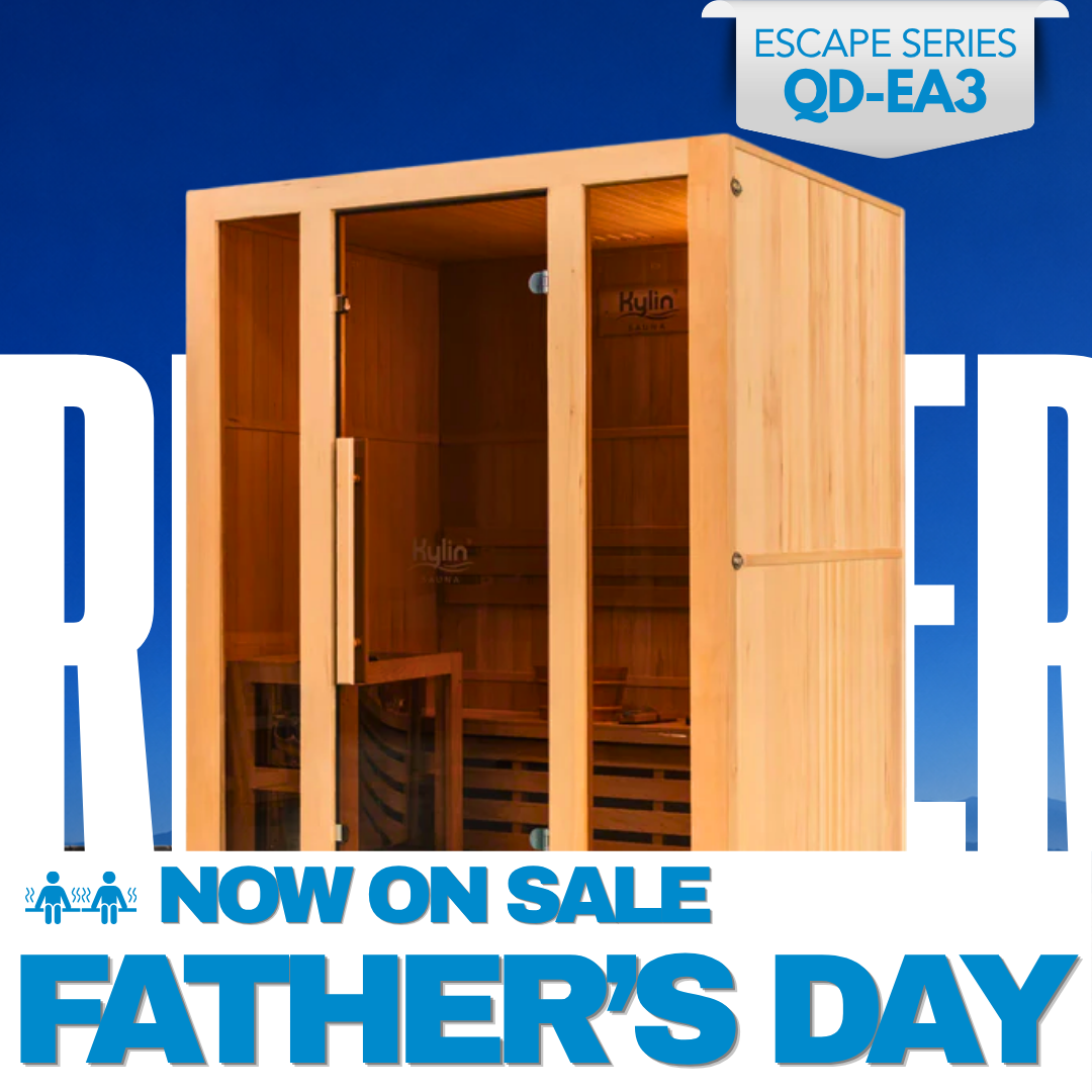 Kylin Traditional Indoor Steam Sauna Room 2 Person QD-EA3