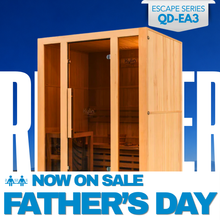 Kylin Traditional Indoor Steam Sauna Room 2 Person QD-EA3