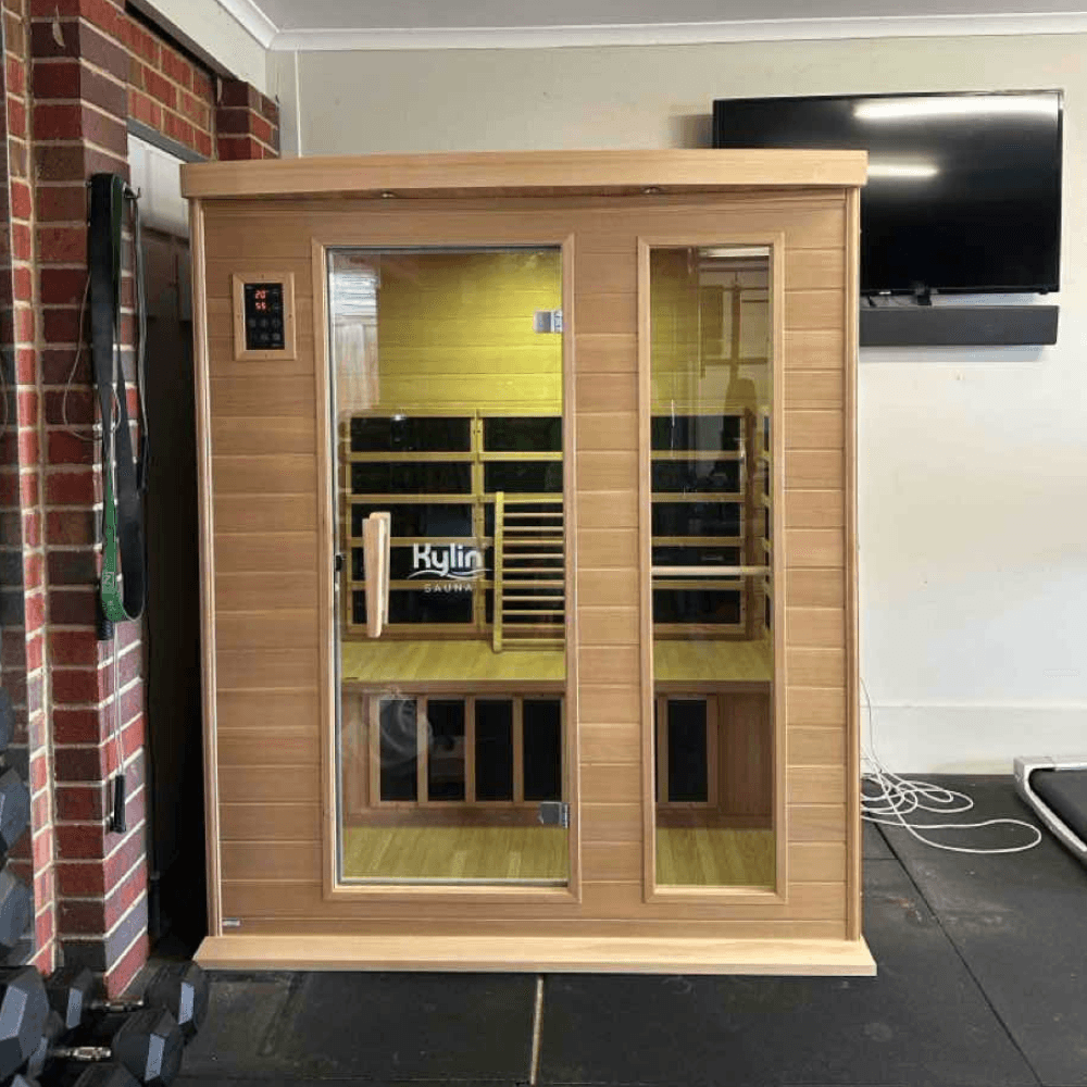 Kylin Low EMF Carbon Far Infrared Sauna 3 person - K8301 - Brisbane Stock Only