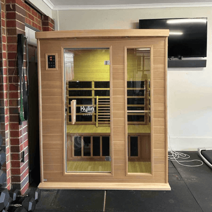 Kylin Low EMF Carbon Far Infrared Sauna 3 person - K8301 - Brisbane Stock Only