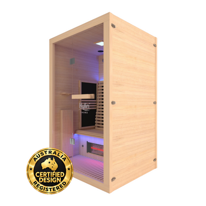 Kylin PHOENIX Hemlock Carbon Full Spectrum Infrared Sauna Room 2 Person Low EMF L9201-H