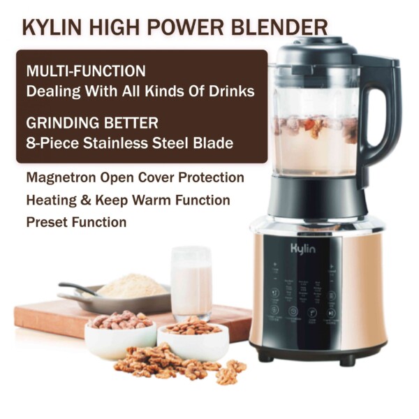 Kylin Heating Blender Mixer Food Processor AU-K3501