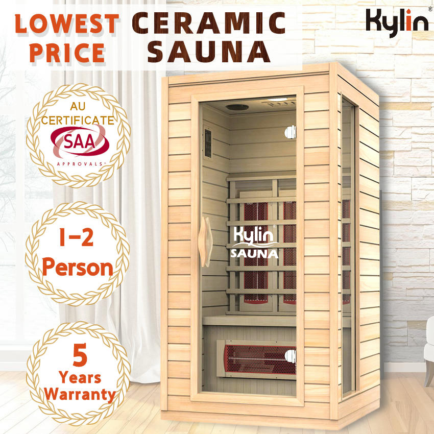 Kylin Ceramic Infrared Sauna Room 1 person – KY1A5 - Kylin Sauna and  Appliances